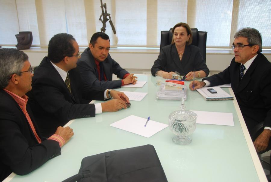Diretores de CAOps reunidos com a procuradora-geral de justiça, Regina Rocha