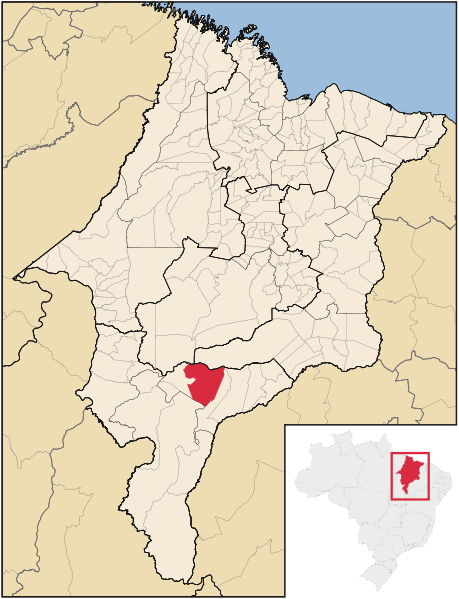 Mapa São Raimundo das Mangabeiras